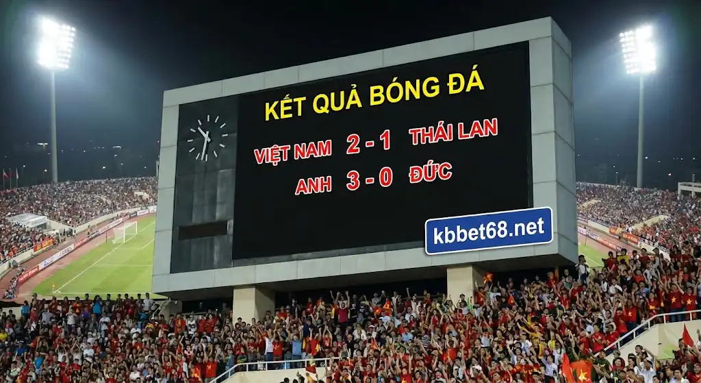 Kết Quả Bóng Đá Hôm Nay 03/06/2026 - Tỷ Số Trực Tuyến KBBET